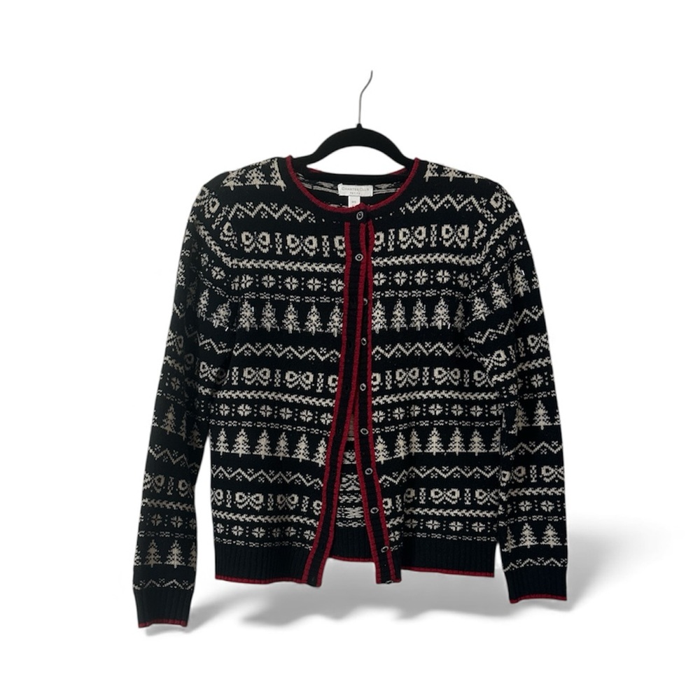 Charter Club Christmas Cardigan